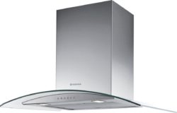 Hoover - HGM61X Cooker Hood- Stainless Steel and Glass
